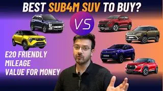 Thumbnail: Present VS Future! Which SUB4M To Buy OR Skip? Venue vs Kylaq vs 3XO vs Nexon vs Brezza