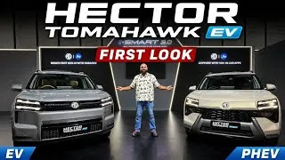 Thumbnail: MG Hector Tomahawk EV & PHEV Is HERE! | 517 Kms In EV & 1100 Kms In PHEV