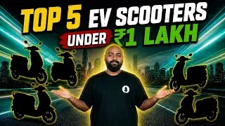 Thumbnail: Best Electric Scooters under 1 lakh in India (2026)