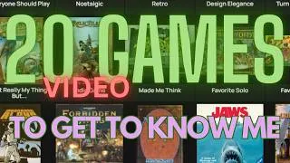 Thumbnail: 20 (Video) Games To Get To Know Me