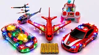 Thumbnail: Unboxing 3D Police car| RC Aeroplane and Transparent Gear Car unboxing and testing
