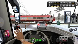 Thumbnail: Bus Simulator : Ultimate | Very High Snowy ❄️😍 | Zuuks | Mobile Gameplay | Drive with Devil 😈 