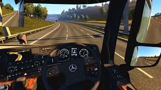 Thumbnail: Euro Truck Simulator 2 | What a View 😍 | VOLVO TruckMercedes-Benz | Steering Wheel Gameplay