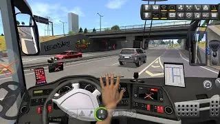 Thumbnail: Bus Simulator : Ultimate | Highway Bridge 🌉🚦🛣 | Zuuks | Mobile Gameplay | Drive with Devil 😈 