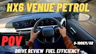 Thumbnail: POV Hyundai Venue Facelift 2026 HX6 PETROL MANUAL Drive Top Speed test 0-100km/hr Fuel Economy POV