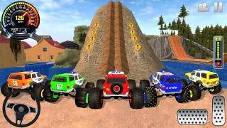 Thumbnail: Mega Ramp Mud Police Monster Truck Stunts Driving - Impossible Car Driver Android / IOS gameplay #3