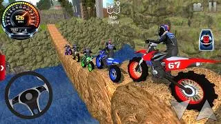 Thumbnail: Motocross Dirt Bikes driving Extreme Off-Road - Motor Bike Impossible Driver Android Gameplay #3