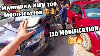 Thumbnail: Mahindra XUV 700 and i20 Modification in Karol Bagh 💰👌🔥 | i20 headlight upgrade, XUV 700 seat cover