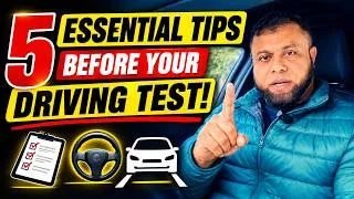 Thumbnail: 5 Essential Tips You Need Before Your Driving Test!✅