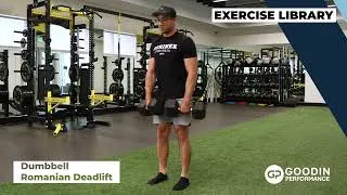 Thumbnail: Dumbbell Romanian Deadlift | Exercise Technique Library