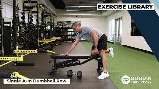 Thumbnail: Single Arm Dumbbell Row | Exercise Technique Library