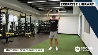 Thumbnail: Dumbbell Overhead Press | Exercise Technique Library