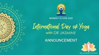 Thumbnail: [Kannada] International Day of Yoga 2021 Announcement | Dr Jasmine