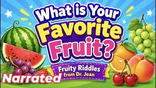 Thumbnail: Fruity Riddles Narrated Dr. Jean Reading Language Arts Problem Solving Kindergarten