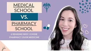 Thumbnail: WHY I CHOSE PHARMACY OVER MEDICINE | PharmD versus MD & 6 Questions to Ask