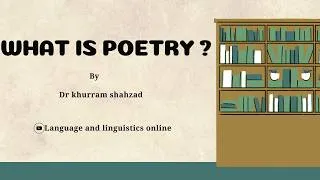 Thumbnail: Introduction to Poetry -- Definition, Characteristics & Historical Perspective