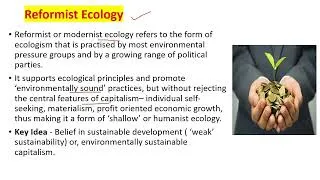 Thumbnail: Ecologism Types I UGC NET Political Science