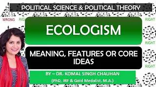 Thumbnail: Ecologism Political Science I Political Ideologies I UGC NET