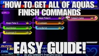 Thumbnail: How to Easily get ALL of Aquas Finish Commands - Kingdom Hearts Birth By Sleep