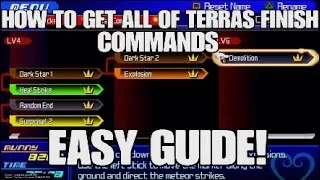 Thumbnail: How to Easily get ALL of Terras Finish Commands - Kingdom Hearts Birth By Sleep