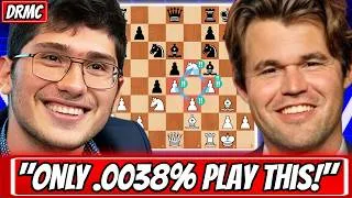 Thumbnail: "Absolute Cinema!" || Magnus IN SHOCK As Alireza Firouzja ABANDONS Opening Theory! (Magnus STUNNED!)