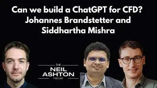 Thumbnail: S3 EP9 - Fluid Intelligence with Johannes Brandstetter and Siddhartha Mishra