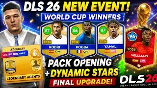 Thumbnail: DLS 26 NEW WORLD CUP WINNERS PACK OPENING + DYNAMIC STARS FINAL UPGRADE IN DREAM LEAGUE SOCCER 2026