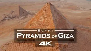 Thumbnail: Pyramids of Giza in 4K HDR 🇪🇬 | Stunning Drone Views of Egypt's Ancient Wonders