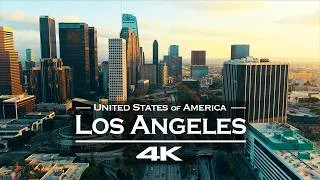 Thumbnail: Los Angeles Sunset Skyline in 4K 🚁 | Stunning Drone Views of Downtown LA