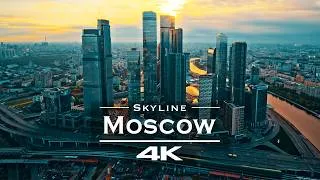 Thumbnail: Moscow Skyline in 4K 🇷🇺 | Stunning Drone Views of Russia's Mega City Day & Night