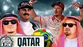 Thumbnail: Donnie and PFT’s Wild Trip to Qatar for Soccer’s Biggest Tournament (📍Qatar) | Drop A Pin Ep. 88