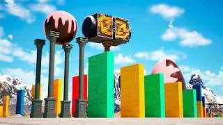 Thumbnail: Domino simulation chocolate collapses
