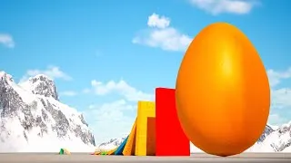 Thumbnail: Domino simulation Huge Egg collapses