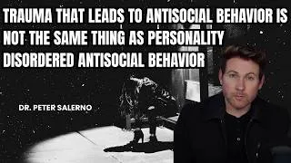 Thumbnail: TRAUMA THAT LEADS TO ANTISOCIAL BEHAVIOR ISN'T THE SAME AS PERSONALITY DISORDERED ANTISOCIAL