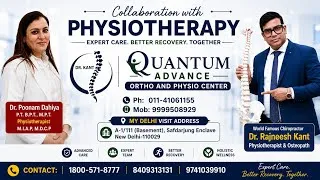 Thumbnail: Top Chiropractor in Delhi India 🇮🇳 QUANTUM, Advance orth and physio Center Safdarjung enclave 