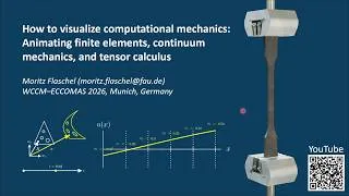 Thumbnail: How to visualize computational mechanics: Matplotlib, Manim, and Blender