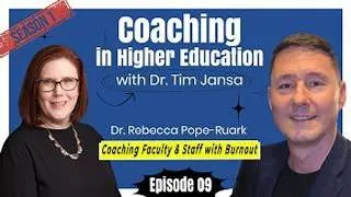 Thumbnail: Faculty and Staff with Burnout | Dr. Rebecca Pope-Ruark (S1 E09)
