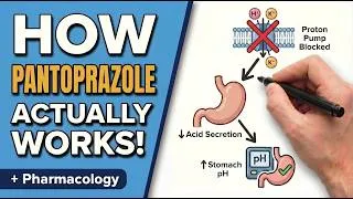 Thumbnail: Pantoprazole in 14 Minutes: Mechanism, Dosing, Side Effects & Clinical Pearls