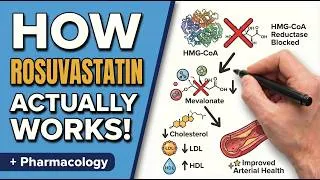 Thumbnail: Rosuvastatin in 13 Minutes: Mechanism, Dosing, Side Effects & Clinical Pearls