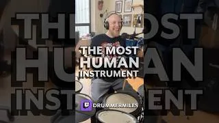 Thumbnail: Drums: the most HUMAN instrument #drums #drummer #drumming #drumlife #drumlessons