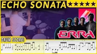 Thumbnail: echo sonata - ERRA | DRUM SCORE Sheet Music | #742 DRUMSCRIBE