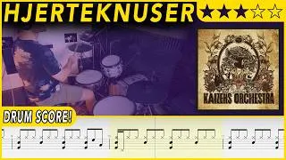 Thumbnail: Hjerteknuser - Kaizers Orchestra | DRUM SCORE Sheet Music | #741 DRUMSCRIBE