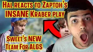 Thumbnail: Hal reacts to Zaptoh's INSANE Kraber play | SweetDreams's new team update for ALGS Pro League