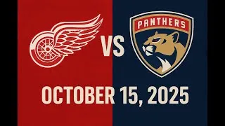 Thumbnail: Detroit Red Wings vs Florida Panthers Preview | October 15, 2025 | NHL Game Breakdown