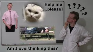 Thumbnail: Comedic Approach: Ask for Support? | Overthinking | ft Cute Cat, Talking PC, the White House & More!