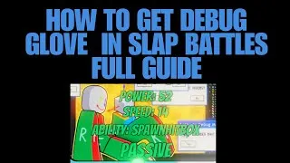 Thumbnail: HOW TO GET THE DEBUG GLOVE IN SLAP BATTLES!