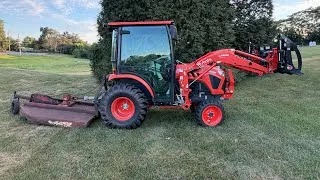 Thumbnail: Kubota LX2610 Mowing Tall Grass & buying used vs New