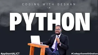 Thumbnail: Recursion | Coding with Deshan in python | AL ICT | UG 1st Year