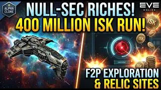 Thumbnail: EVE Online F2P Exploration: Hacking Relic Sites in Null-Sec for Millions of ISK!