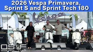 Thumbnail: 2026 Vespa Primavera, Sprint S and Sprint Tech 180 Models Launced At Art Of Speed